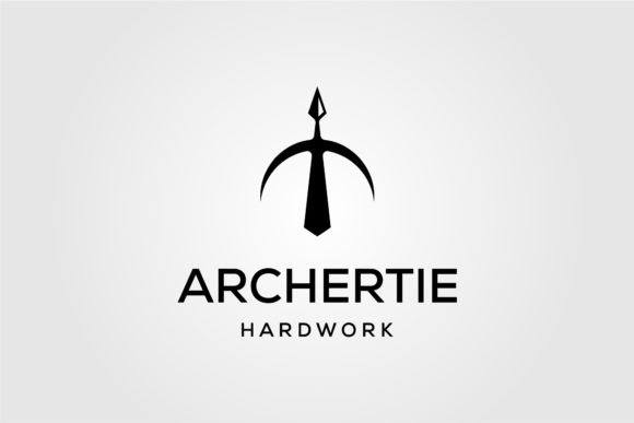 Archer Tie Up Arrow Logo Vector Design: A Symbol of Ambition and Precision