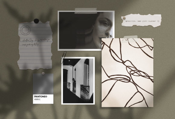 Classic Mood Board Mockup