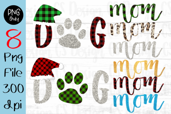 Dog MOM Sublimation Design PNG, Christmas: A Versatile Digital Asset for Creative Businesses