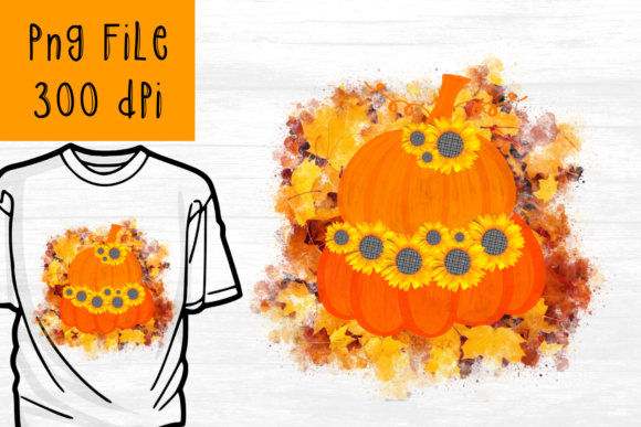 Fall Autumn Pumpkin Sunflower Leopard: A Versatile Design for Creative Expression