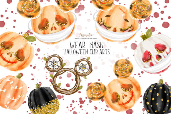 Halloween Wear Mask Clipart: A Creative Resource for Modern Designers and Marketers