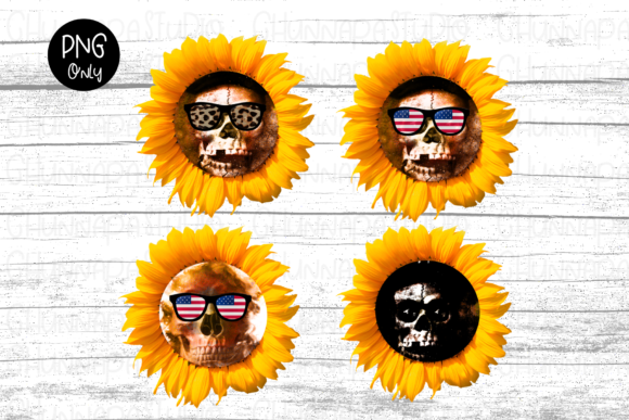 Mom Life Skull Sunflower Sublimation PNG: A Creative Design for Modern Moms