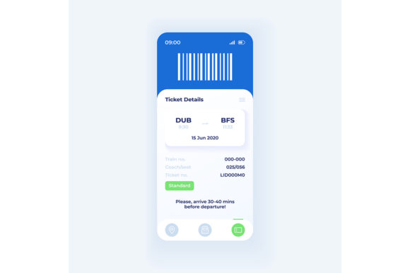 Online Booking Application Interface