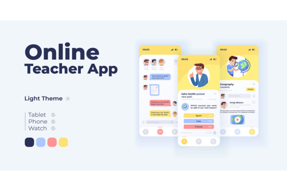 Online Teacher App Cartoon Interface: A Modern Solution for Engaging Digital Learning