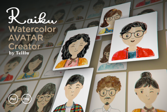 Raiku - Watercolor Avatar Creator