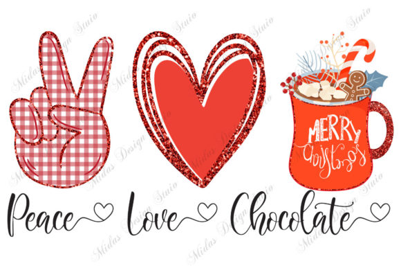 Sublimation - Christmas Chocolate: A Versatile Design Resource for Creative Projects