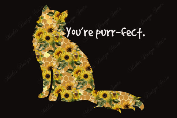Sublimation - Golden Sunflower Cat: A Strategic Tool for Creative and Business Success