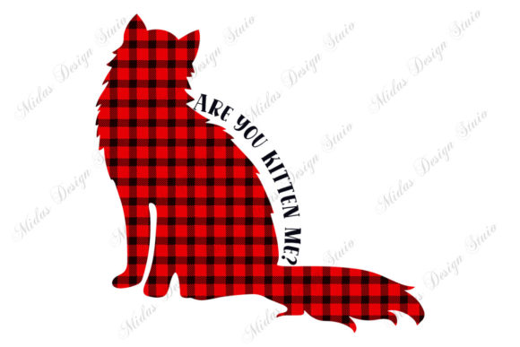 Sublimation - Plaid Cat: A Unique Design Asset