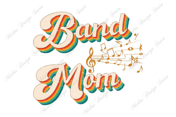 Sublimation - Retro Band Mom: A Creative Resource for Designers and Enthusiasts