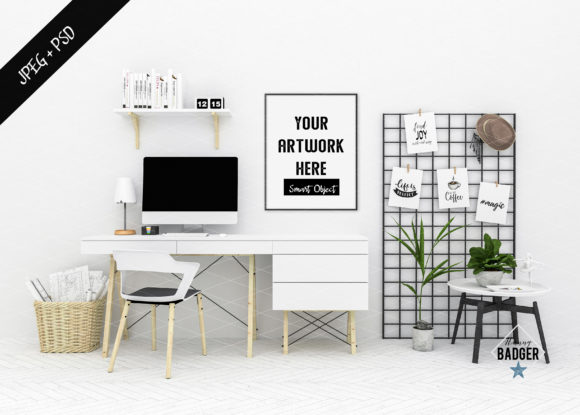 Vertical Frame Mockup - Smart Object